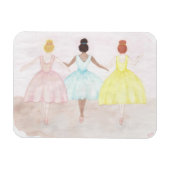 Op punt balletdansers magneet (Horizontaal)