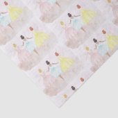 Op punt balletdansers tissuepapier (Detail)