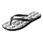Op punt met Christus Bijbelse all-over unisex Teenslippers (Schuin)