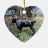 Op puntpuppy keramisch ornament (Voorkant)