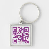 Op QR-code gebaseerde Sleutelhanger (Voorkant)