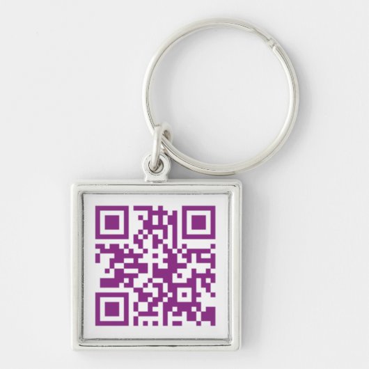Op QR-code gebaseerde Sleutelhanger (Voorkant)