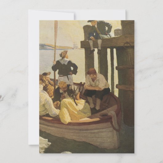 Op Queen's Ferry van NC Wyeth, piraten (Voorkant)