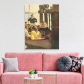 Op Queen's Ferry van NC Wyeth, piraten Canvas Afdruk (Insitu (Woonkamer))