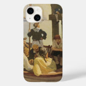 Op Queen's Ferry van NC Wyeth,  piraten Case-Mate iPhone Case (Achterkant)