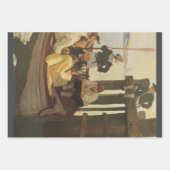 Op Queen's Ferry van NC Wyeth,  piraten Inpakpapier Vel (Voorkant)