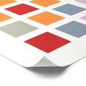 Op regels gebaseerd kleurenraster, patroon gegener poster (Hoek)