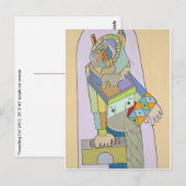 "Op reis" door Ruchell Alexander Briefkaart (Voorkant / Achterkant)