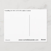 "Op reis" door Ruchell Alexander Briefkaart (Achterkant)