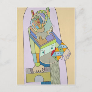 "Op reis" door Ruchell Alexander Briefkaart