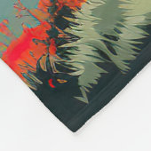 Op reis geïnspireerde San Francisco fleece deken (Hoek)