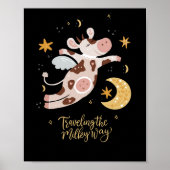 op reis langs de melkweg poster (Voorkant)