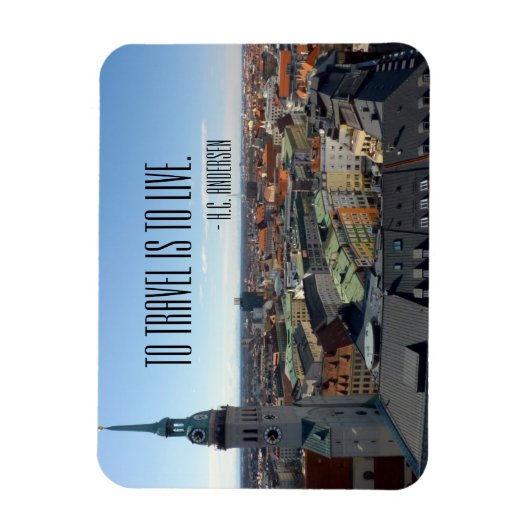 Op reis magneet (Verticaal)