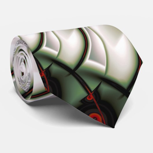 Op Rest Abstracte fractal Art Stropdas (Opgerold)