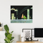 Op Rest door Kandinsky Poster (Thuiskantoor)