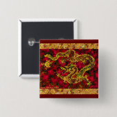 Op Ruby Flames Button (Voorkant /achterkant)