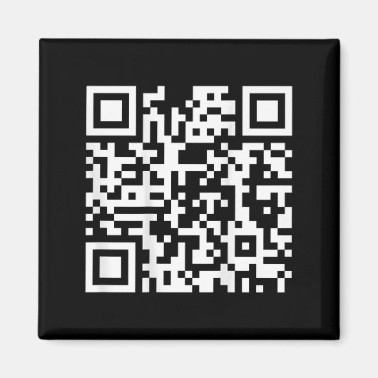 (op rug) Grappig Qr Fck You Code Middelvinger Sayi Magneet (Voorkant)