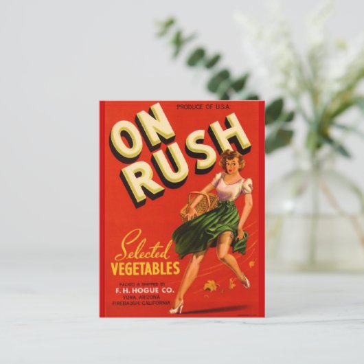 Op Rush Briefkaart (Staand voorkant)