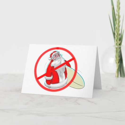 Op SanTa! Feestdagen Kaart (Voorkant)