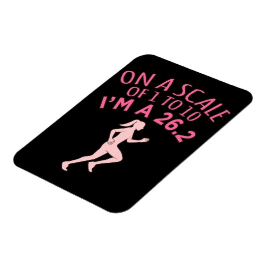 Op schaal 1 tot 10 een halve marathonlooper met Gr Magneet (Linkerzijde)