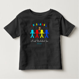 Op school begrijpen en houden van autisme kinder shirts