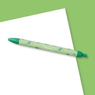 Op- school Tekeningen Kid Persoonlijke Groene Pen
