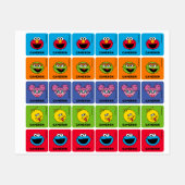 Op Sesamstraat Persoonlijke Kinderstickers Labels (Vel)