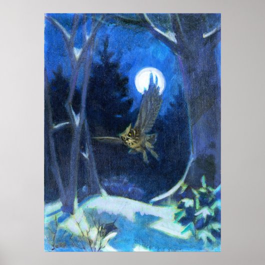 Op Silent Wings – Kulhanek Natuur Art Print (Voorkant)