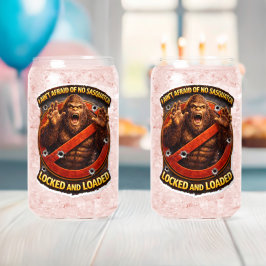 Op slot en geladen Sasquatch kan glas drinken
