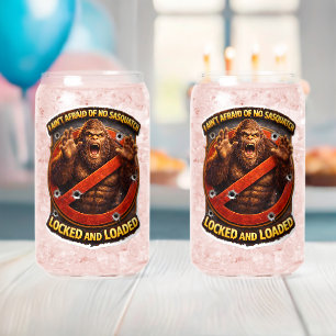 Op slot en geladen Sasquatch kan glas drinken