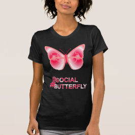 Op sociale hashtag Butterfly T-shirt