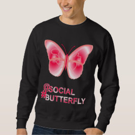 Op sociale hashtag Butterfly Trui