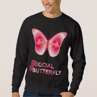 Op sociale hashtag Butterfly Trui