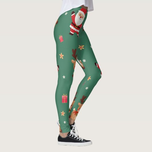 Op speciale dagen, speciale kerst leggings (Rechts)