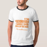 Op speelplein typografie, een modern cadeau voor d t-shirt<br><div class="desc">Op het speelplein breng ik het grootste deel van mijn dagen leraar door met een modern kleurrijk felregenboogtypografisch cadeau. Show je leraar dat je geeft met deze nuttige moderne kerstmis of eindetijd cadeau. Zeer belangrijke lerarenbeetjes en bommen. Met hand geschreven modern leuk manuscript, en ruimte voor hun naam en de...</div>