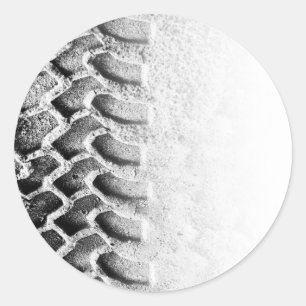 Op spoor ronde sticker