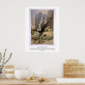 Op steen gegraveerd door Louis Haghe Poster (Keuken)