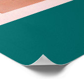 Op steen gegraveerd door Louis Haghe Poster (Hoek)