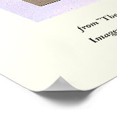 Op steen gegraveerd door Louis Haghe Poster (Hoek)