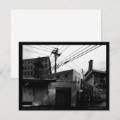 Op straat waar ik Urban Digital Collage woon Briefkaart (Voorkant / Achterkant)