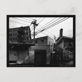 Op straat waar ik Urban Digital Collage woon Briefkaart