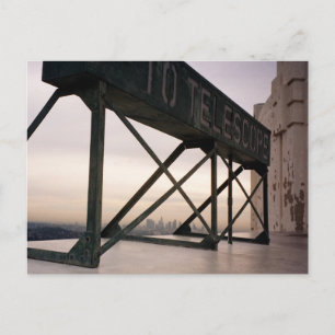 Op telescoop briefkaart