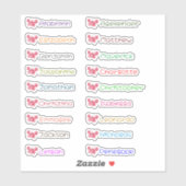 Op terug naar school aangepaste stickers met meerd (Vel)