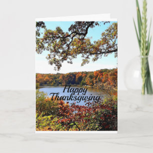 OP THANKSGIVING BEDANKT VOOR HET VERHELDEREN VAN M FEESTDAGEN KAART