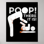 Op There It Is Mom Dad Baby Diaper Changing Funny  Poster (Voorkant)