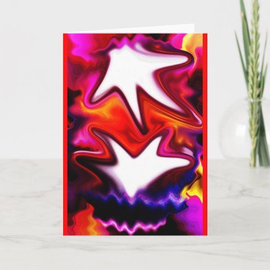 Op tijd aankomen feestdagen kaart (Voorkant)