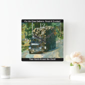 Op tijd de Klok van de Muur van de Vrachtwagen van (Huis)