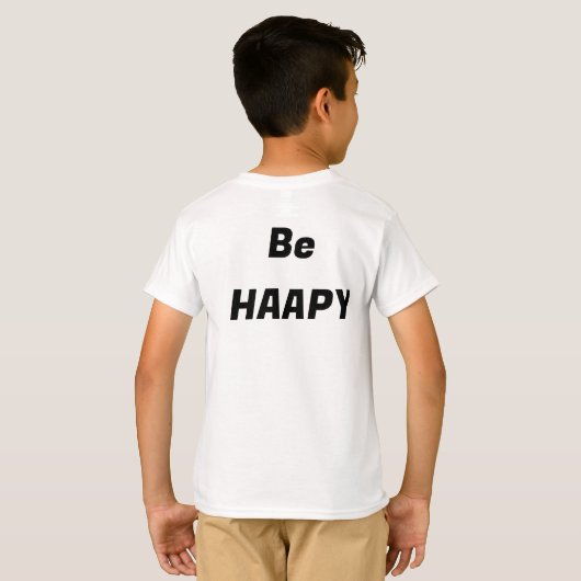 Op tijd en klaar - Terug naar school Kinder T-shir T-shirt (Achterkant volledig)