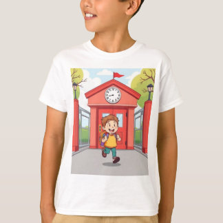 Op tijd en klaar - Terug naar school Kinder T-shir T-shirt