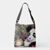 Op tijd Panda- Crossbody Tas (Voorkant)